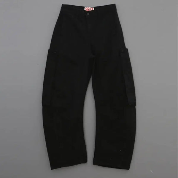 [BUNJANG] OOTJ Curved Cargo Pants Black M / OOTJ 커브드 카고팬츠 M