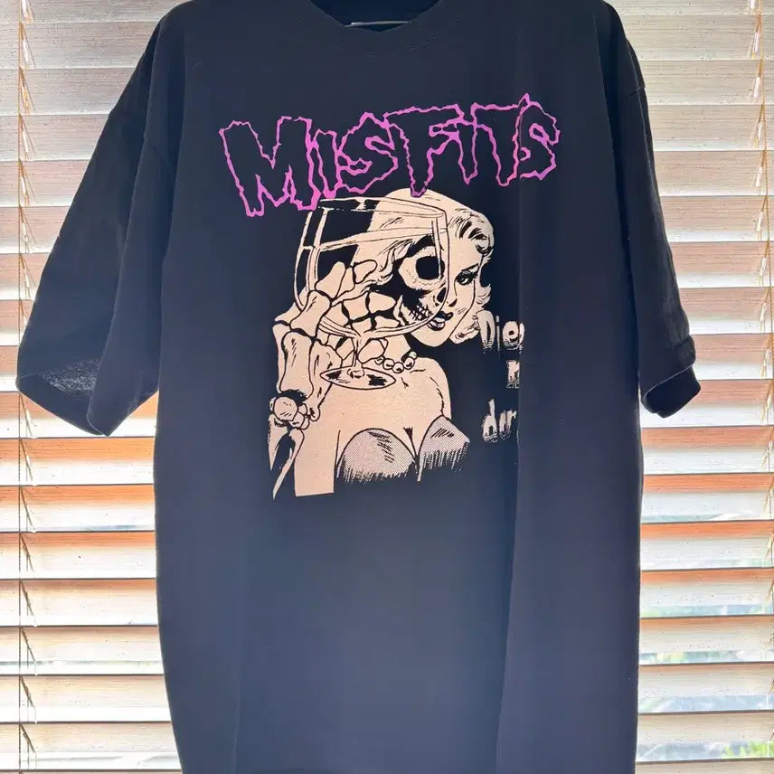 [BUNJANG] 90s Misfits Die Die My Darling Vintage Band T-Shirt XL / [XL] 90s Misfits 미스핏츠 Die Die My Darling 빈티지 밴드티