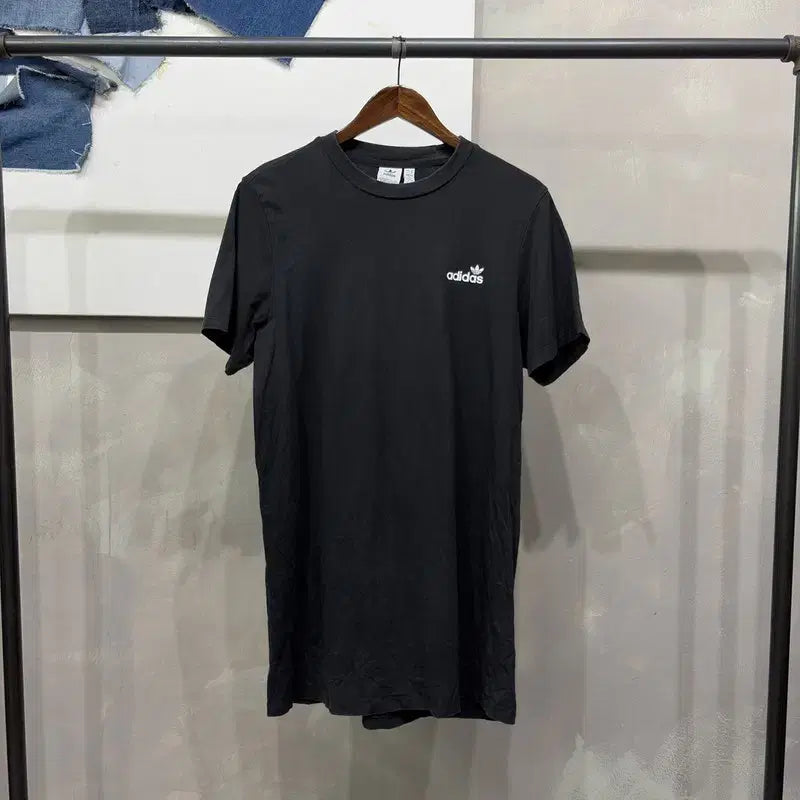 [BUNJANG] Adidas Women's Street Back Print Short Sleeve Mini Dress / (100) 아디다스 여성 스트릿 백프린팅 반팔 미니 원피스