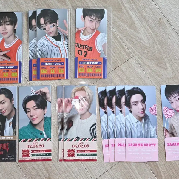 [BUNJANG] ENHYPEN World Club Sport Ticket Select Member Sunoo Jake / 엔하이픈월드 스페셜 티켓 택1 선우 제이크 제이 성훈