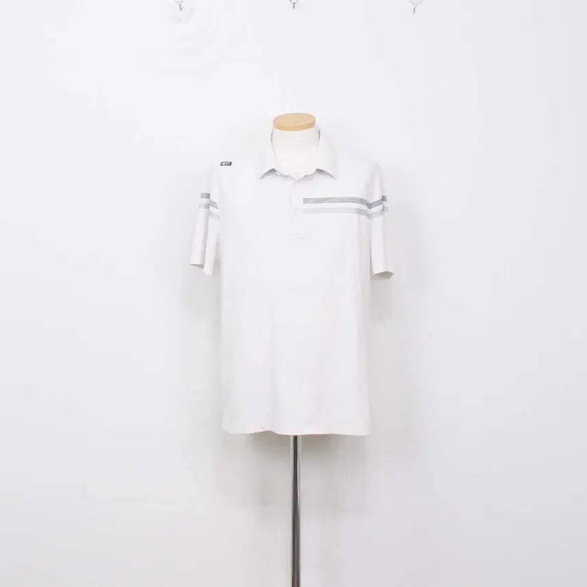 [BUNJANG] ELLE Men's Premium Lightweight Stretch Performance Pique Polo Shirt Size 105 / [정품] 엘르 남성 프리미엄 경량 스판 기능성 카라티셔츠 105 정인샵