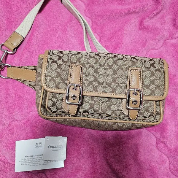 [BUNJANG] Coach Signature Hip Pack / 코치 힙색