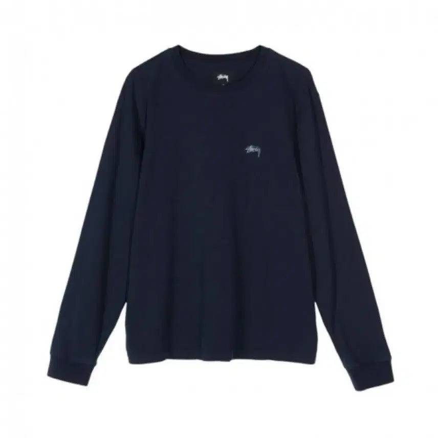 [BUNJANG] Stussy Overdyed Stock Logo Long Sleeve / 스투시 오버다이드 스탁 로고(자수) 롱슬리브
