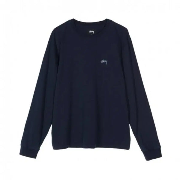 [BUNJANG] Stussy Overdyed Stock Logo Long Sleeve / 스투시 오버다이드 스탁 로고(자수) 롱슬리브