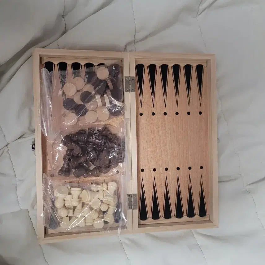[BUNJANG] Chess and Backgammon Board Game Set / 체스판