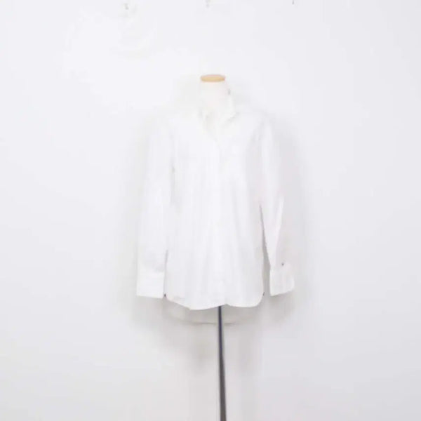 [BUNJANG] Tommy Hilfiger Women's Classic Cotton 100% Long Sleeve Casual Shirt White / [정품] 타미힐피거 여성 클래식 코튼 100% 롱슬리브 캐주얼 셔츠 정인