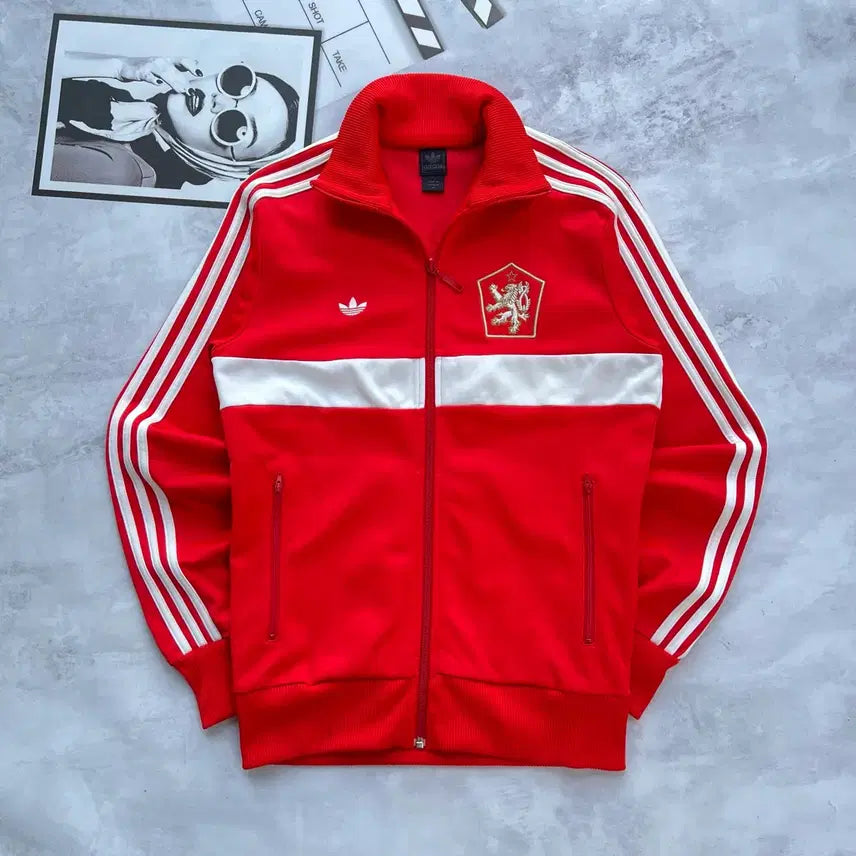 [BUNJANG] Adidas Czechoslovakia National Team Track Top Jersey / 오리지날 아디다스 체코슬로바키아 국대 트렉탑져지