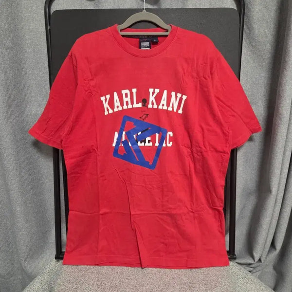 [BUNJANG] Karl Kani 90s Red Short Sleeve T-Shirt L / 90s Karl Kani 반팔 티셔츠 L(100)