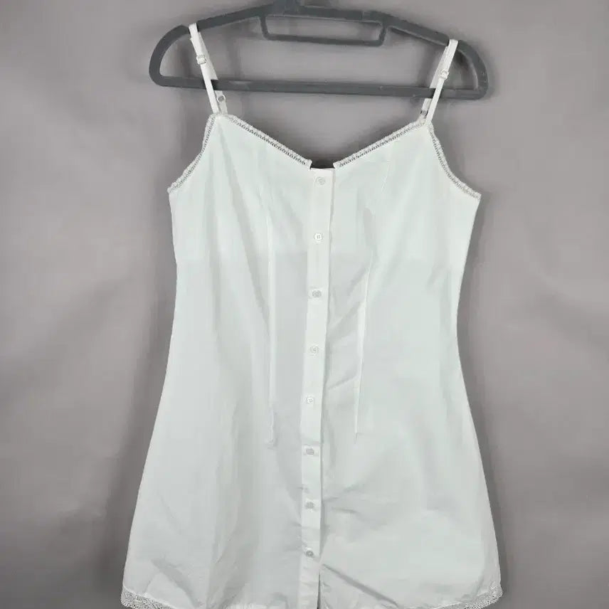 [BUNJANG] WELLROW F Lace Bustier Sleeveless Mini Dress / [무료배송]WELLROW 웰로우 F 레이스 뷔스티에 민소매 미니 원피스