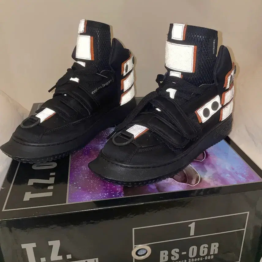 [BUNJANG] Takashi Murakami x Porter Original Technical High-top Sneakers / 무라카미 다카시 포터 콜라보 TZ 오리지널 테크니컬 하이탑