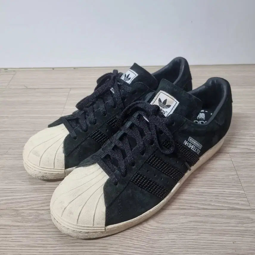[BUNJANG] Adidas x Neighborhood Superstar Shell Toe Black / [265] 아디다스 x 네이버후드 슈퍼스타 쉘토 블랙