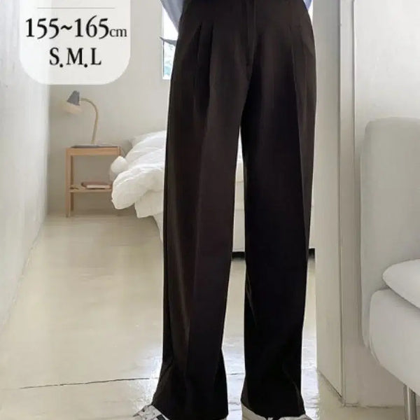 [BUNJANG] BAON Charcoal Cooling Slacks L / 바온 차콜 쿨링 슬랙스 L