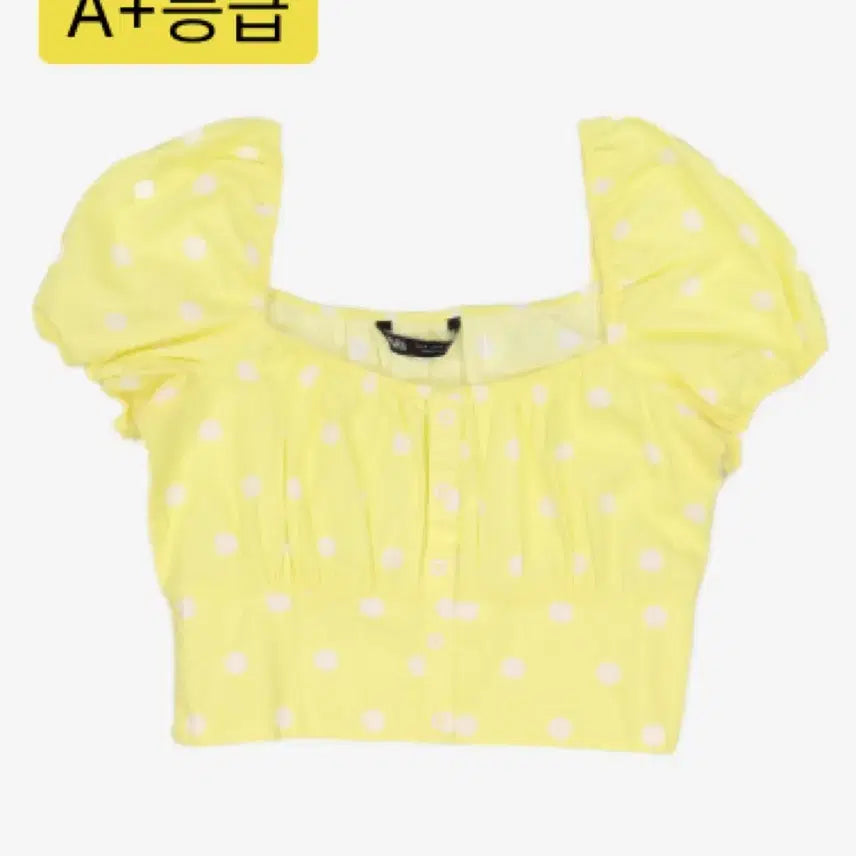 [BUNJANG] Zara Polka Dot Puff Sleeve Blouse / 자라 도트 블라우스