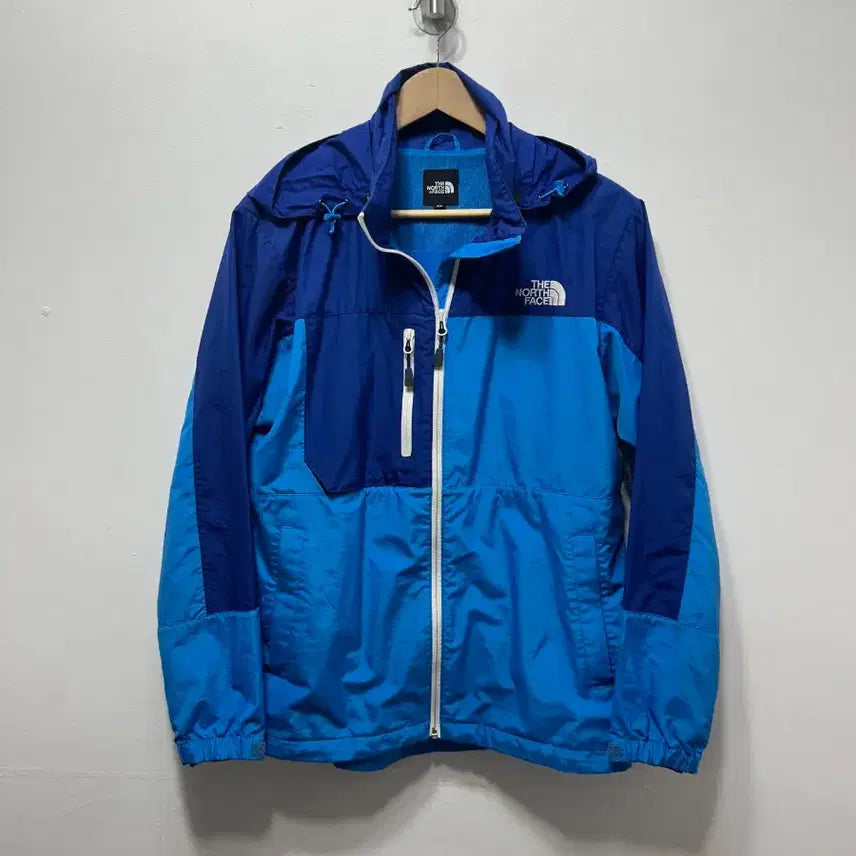 [BUNJANG] The North Face Blue Windbreaker Jacket Men's Size 95 / 노스페이스 블루 바람막이 자켓 점퍼 남성 95사이즈