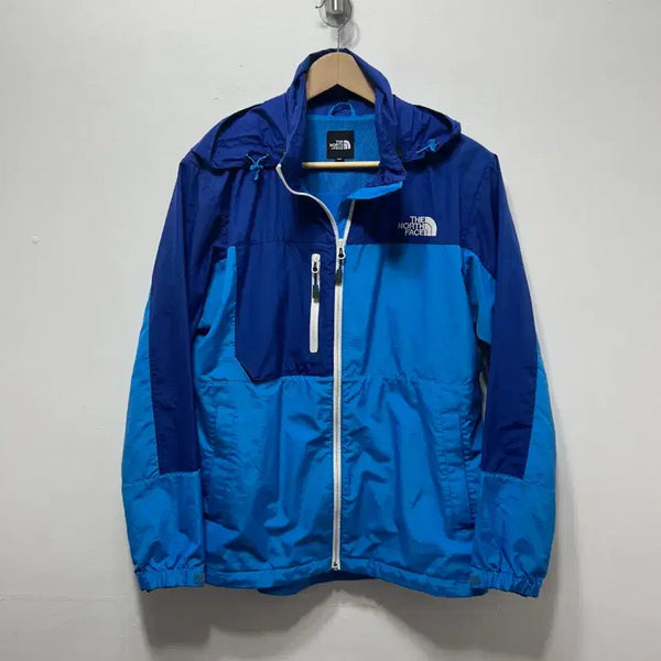 [BUNJANG] The North Face Blue Windbreaker Jacket Men's Size 95 / 노스페이스 블루 바람막이 자켓 점퍼 남성 95사이즈