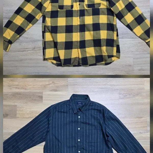 [BUNJANG] H&M and Spao Men's Shirts Bundle (Size L) / 남성 셔츠 2종 일괄 싸게 처분(H&M, 스파오)