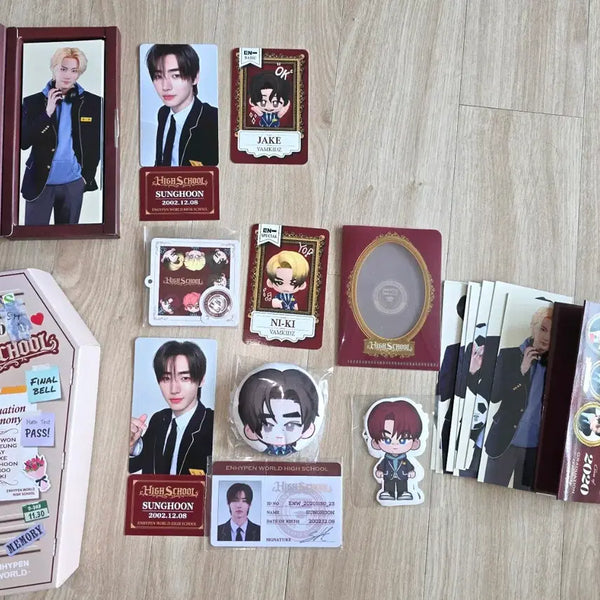 [BUNJANG] Enhypen World High School Special SP Card Sung-hoon / 엔하이픈월드 하이스쿨 성훈 스페셜 베이직 일괄 sp카드