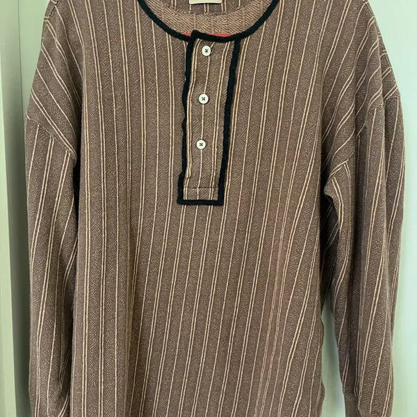 [BUNJANG] Levi's Vintage Clothing LVC 1900s Henley Sample - Size M / 리바이스빈티지클로딩 LVC 1900s 헨리넥 샘플 M사이즈