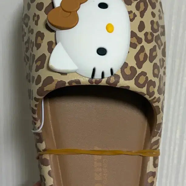 [BUNJANG] Hello Kitty Leopard Pattern Slippers (250mm) / (미사용) 헬로키티 슬리퍼 250mm
