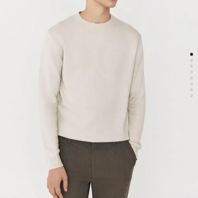 [BUNJANG] Giordano Knit L Ivory / 지오다노 니트