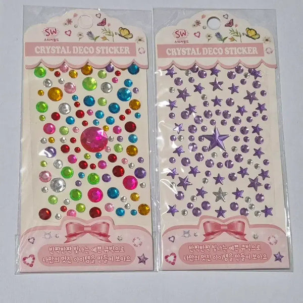 [BUNJANG] Classic Crystal Deco Sticker / 고전 크리스탈 데코 스티커