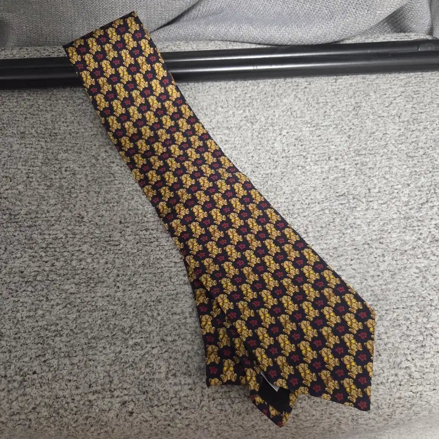 [BUNJANG] Traditional 90s Vintage Teddy Bear Necktie / 90s Traditional 빈티지 테디베어 넥타이