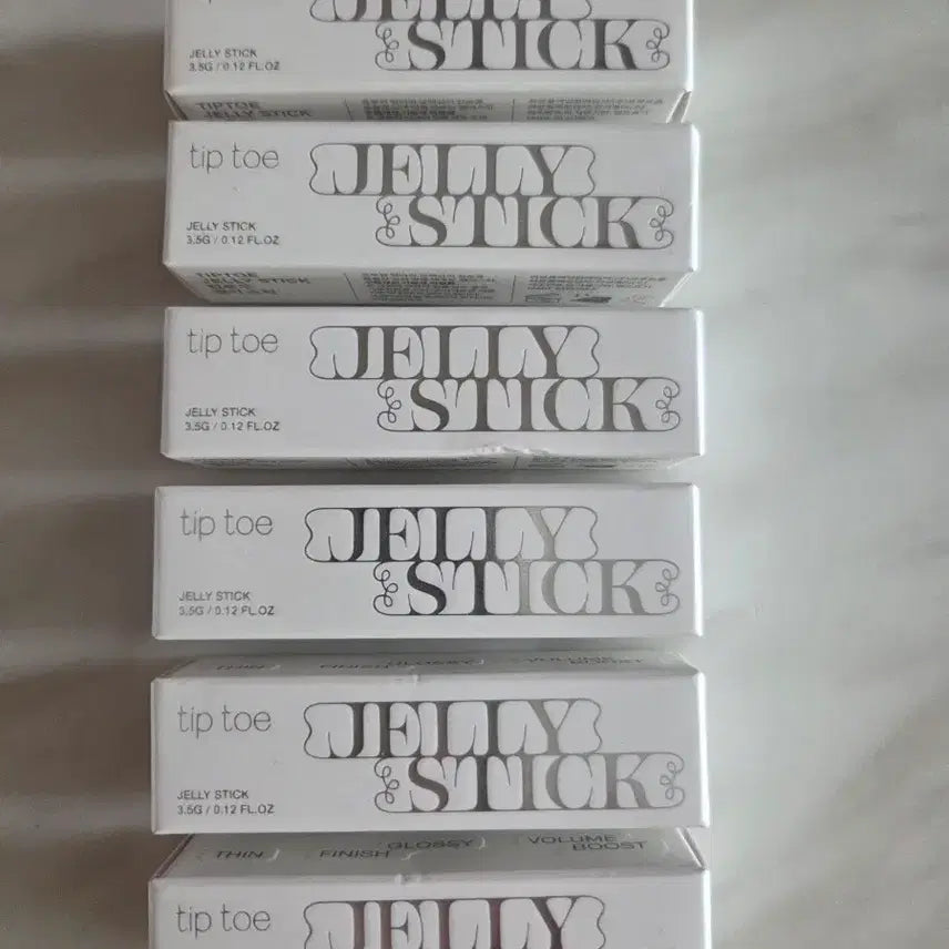 [BUNJANG] Tiptoe Jelly Stick Set (3 Types, 6 Pieces) / 팁토우 젤리스틱 3종 6개