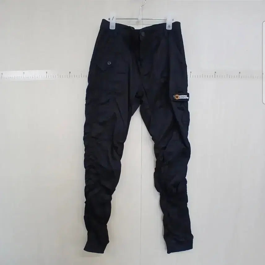 [BUNJANG] National Geographic Women's Black Shirring Hem Pants / 네셔널지오그래픽 팬츠