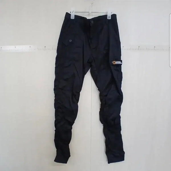 [BUNJANG] National Geographic Women's Black Shirring Hem Pants / 네셔널지오그래픽 팬츠