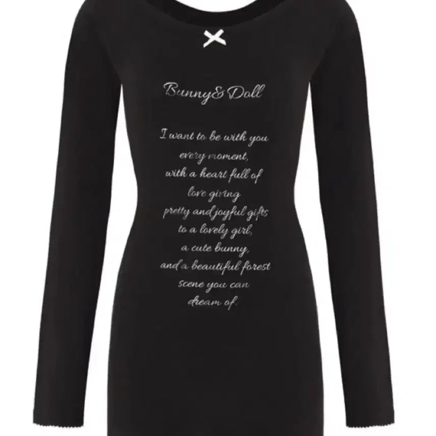 [BUNJANG] Bunny&Doll New See-Through Tee Black / 버니앤돌 뉴시스루티 블랙 에이블리 시즈니룩 무신사
