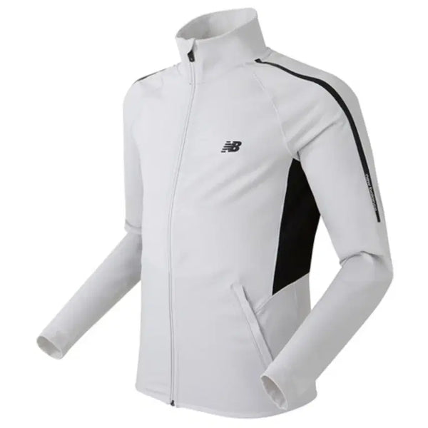 [BUNJANG] New Balance Men's Training Zip-Up Jacket White M / 뉴발란스 남성 트레이닝 집업 자켓 화이트 95(M)