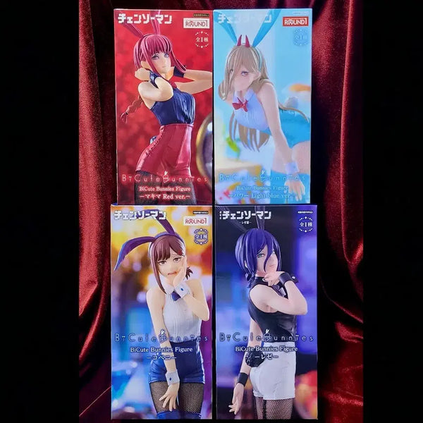 [BUNJANG] Chainsaw Man Reze Makima Kobeni Power 'BiCute' Figure Bundle Set / 일괄 4개,미개봉)체인소맨 레제,마키마,코베니,파워 비큐트 피규어 세트