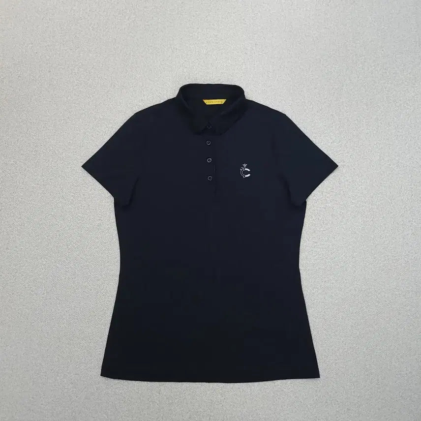 [BUNJANG] Louis Quatorze Women's Short Sleeve Polo Shirt Black / (95)루이까스텔 여성 반팔 티셔츠 여름 카라티 블랙 F19W3466