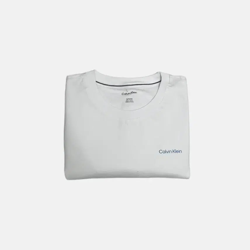 [BUNJANG] Calvin Klein White T-Shirt / 캘빈클라인 화이트 반팔티셔츠