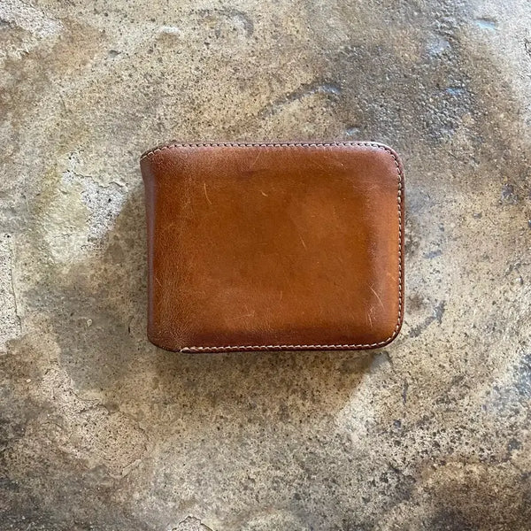 [BUNJANG] Redmoon Leather Zipper Bifold Wallet / Redmoon 레드문 가죽 지퍼 반지갑