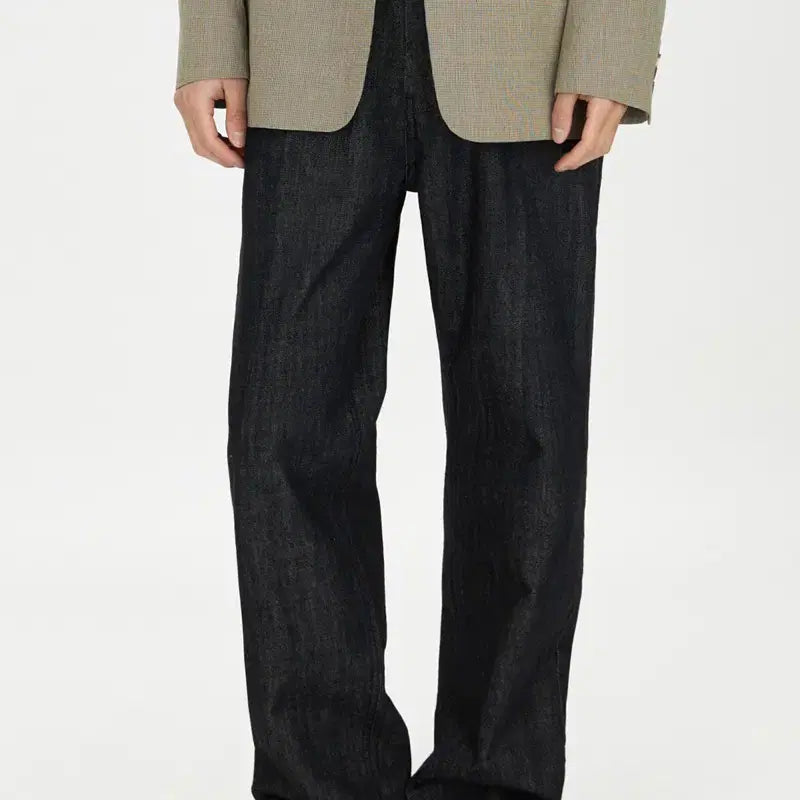[BUNJANG] YOUTH Straight Fit Denim Pants Long Version L (34x32) / YOUTH 유스 스트레이트 데님 팬츠 L(34x32) long버전