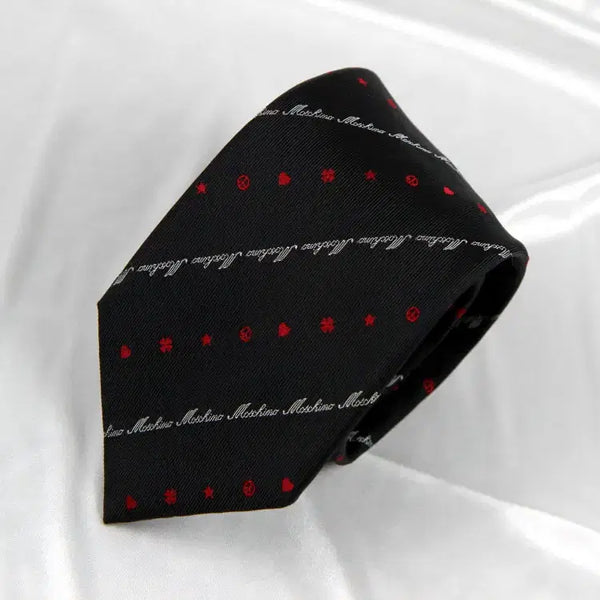[BUNJANG] Moschino 8cm New Unused Men's Luxury Tie / 모스키노 8cm 미사용 신형 남자 명품 넥타이