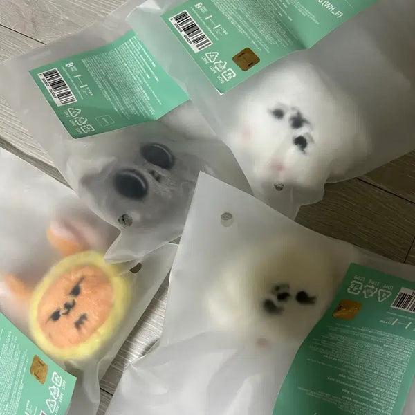 [BUNJANG] TXT Tomorrow x Together Bbabutu Face Keychain / 투바투 투모로우바이투게더 인형 뿔바투 페이스키링 양도 판매