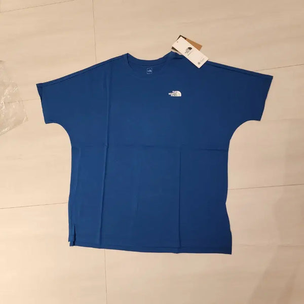 [BUNJANG] The North Face Blue T-Shirt Size 100 / 노스페이스 블루 반팔 티셔츠 새상품 100