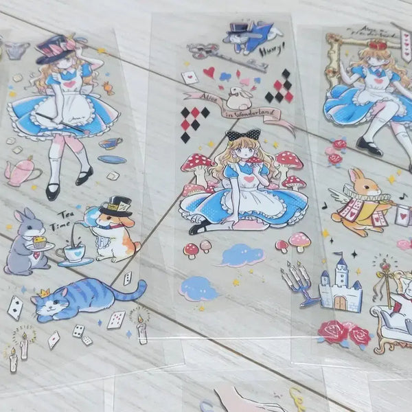 [BUNJANG] Alice in Wonderland Deco Sticker Set / (묶음배송가능)앨리스 인 원더랜드 다꾸 스티커