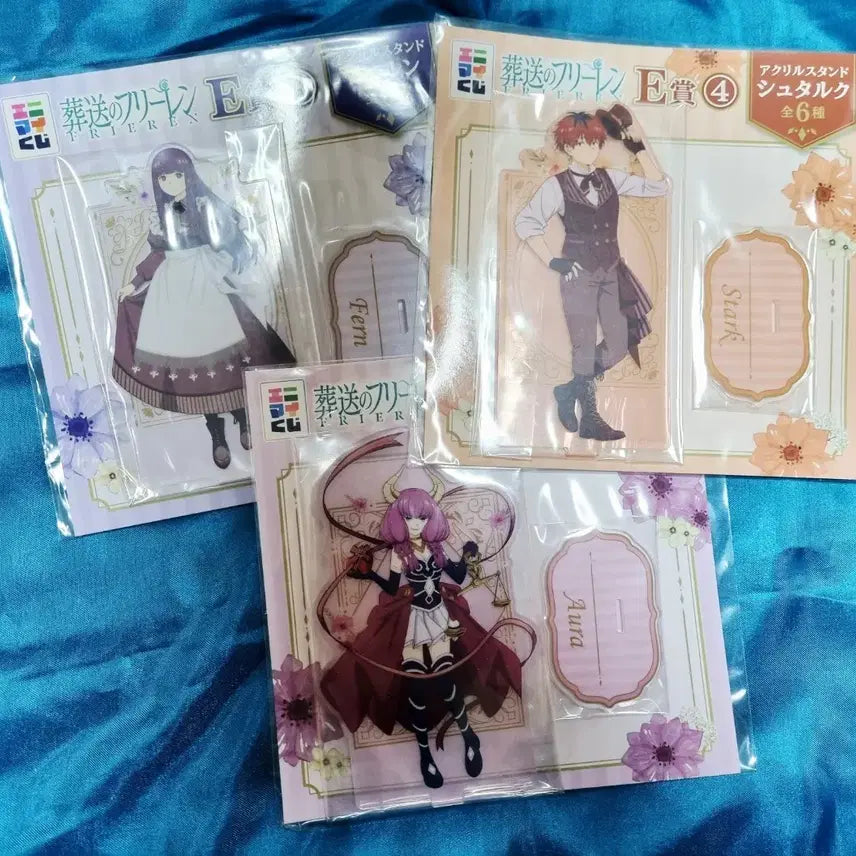 [BUNJANG] Frieren: Beyond Journey's End Anime Lottery E Prize Acrylic Stand Set / 장송의 프리렌 애니마이 쿠지 E상 아크릴 스탠드 페른 슈타르크 아우라