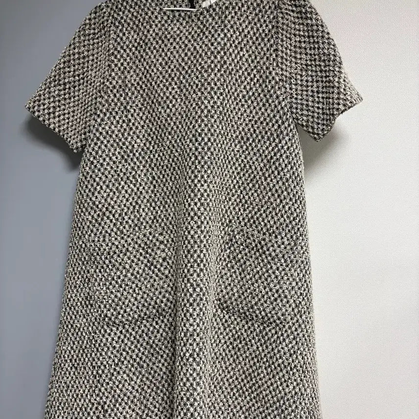 [BUNJANG] Tweed A-Line Mini Dress / 트위드 A라인 원피스