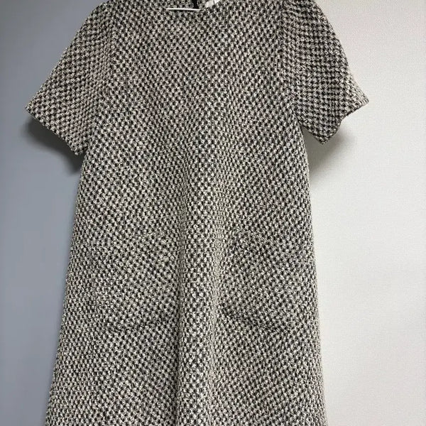 [BUNJANG] Tweed A-Line Mini Dress / 트위드 A라인 원피스