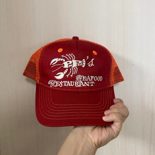 [BUNJANG] Passport Seafood Packers Trucker Cap / Passport 시푸드 스태프 패커스 트러커 캡