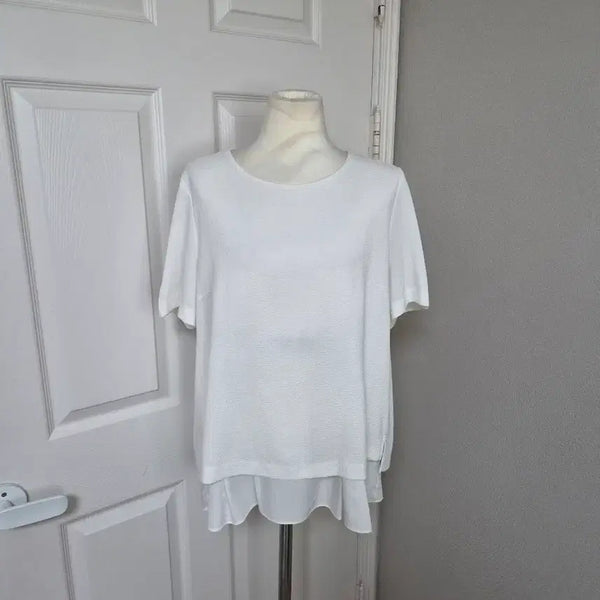 [BUNJANG] Valencia Short Sleeve Blouse (Size 66-88) / (상태좋음)발렌시아 반팔 블라우스 66~88