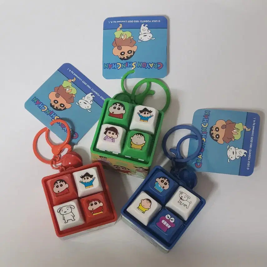 [BUNJANG] Crayon Shin-chan Shin-chan LED Keycap Keychain / [새상품] 크레용신짱 짱구 LED 키캡 키링