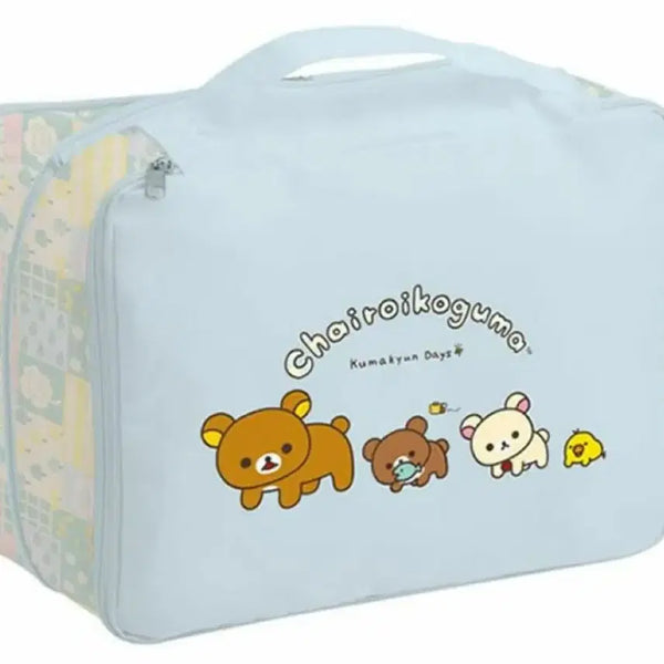 [BUNJANG] Rilakkuma Korilakkuma Clover Travel Compression Pouch S / 리락쿠마 차이로이코구마 클로버 여행 압축 파우치 S