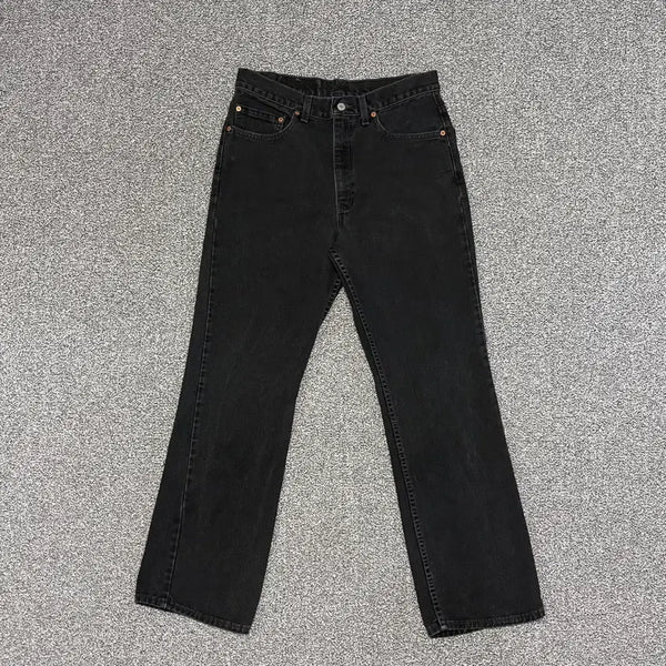[BUNJANG] 00s Vintage Levi's 517 Black Bootcut Jeans / 00s 빈티지 리바이스 517 블랙 허리41cm
