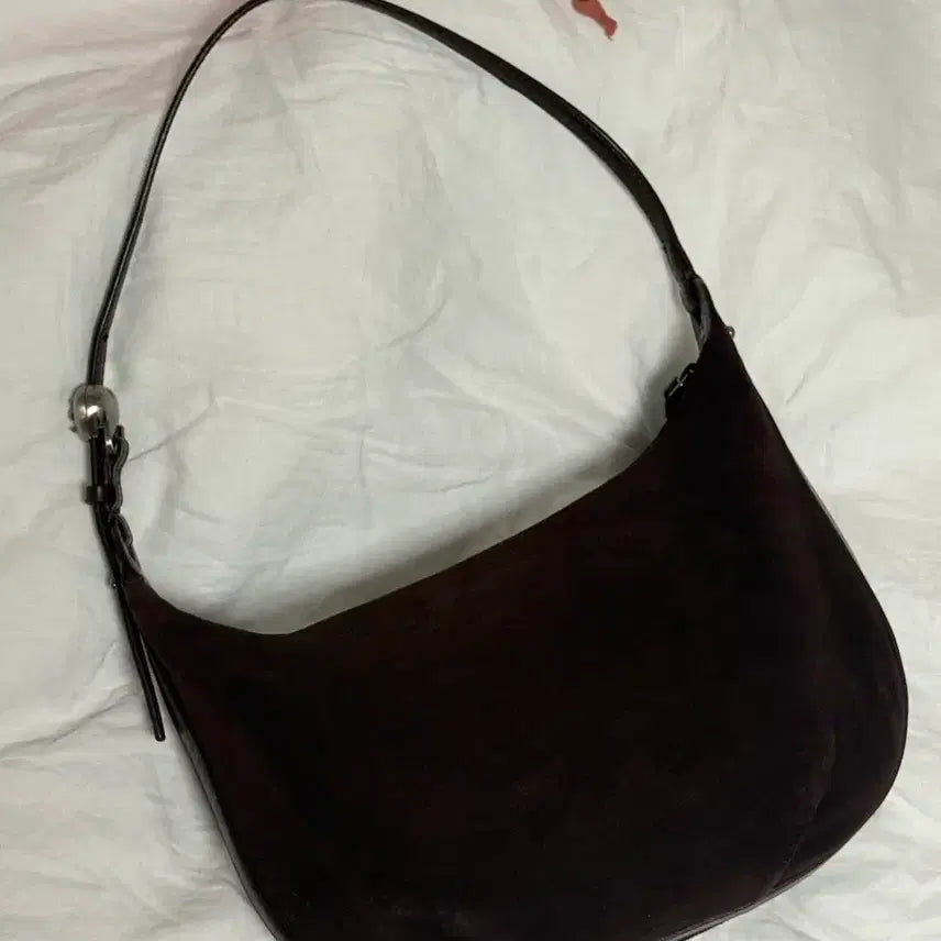 [BUNJANG] Archive Appke Love Moon Bag Brown Suede / 아카이브앱크 러브문백 브라운
