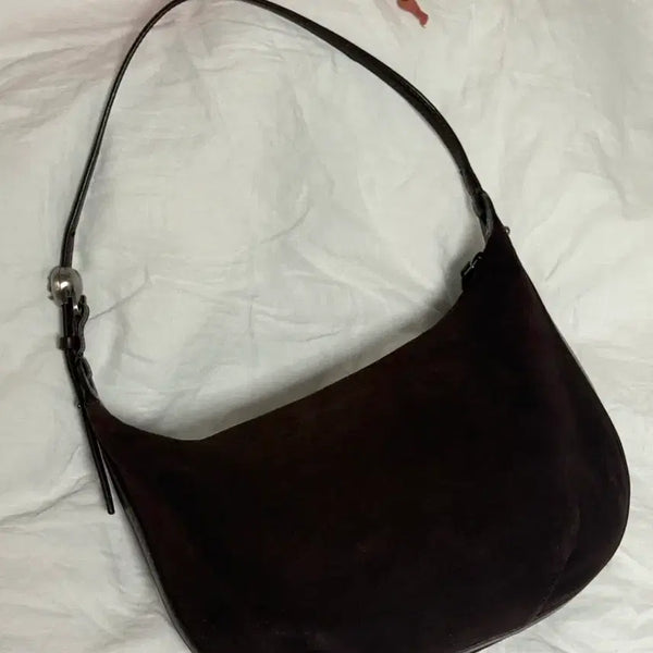 [BUNJANG] Archive Appke Love Moon Bag Brown Suede / 아카이브앱크 러브문백 브라운